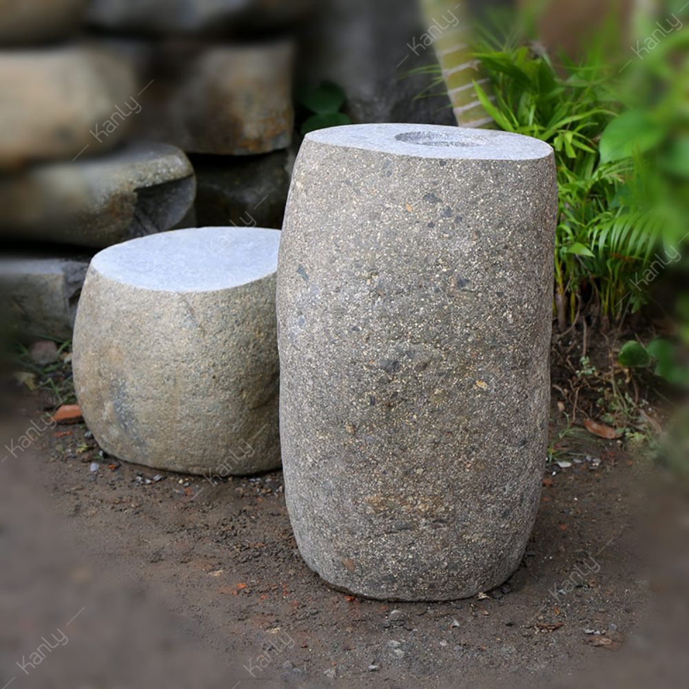 Trụ để lavabo bằng đá cuội Kanly TD75