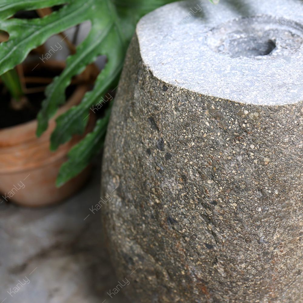 Trụ để lavabo bằng đá cuội Kanly TD75