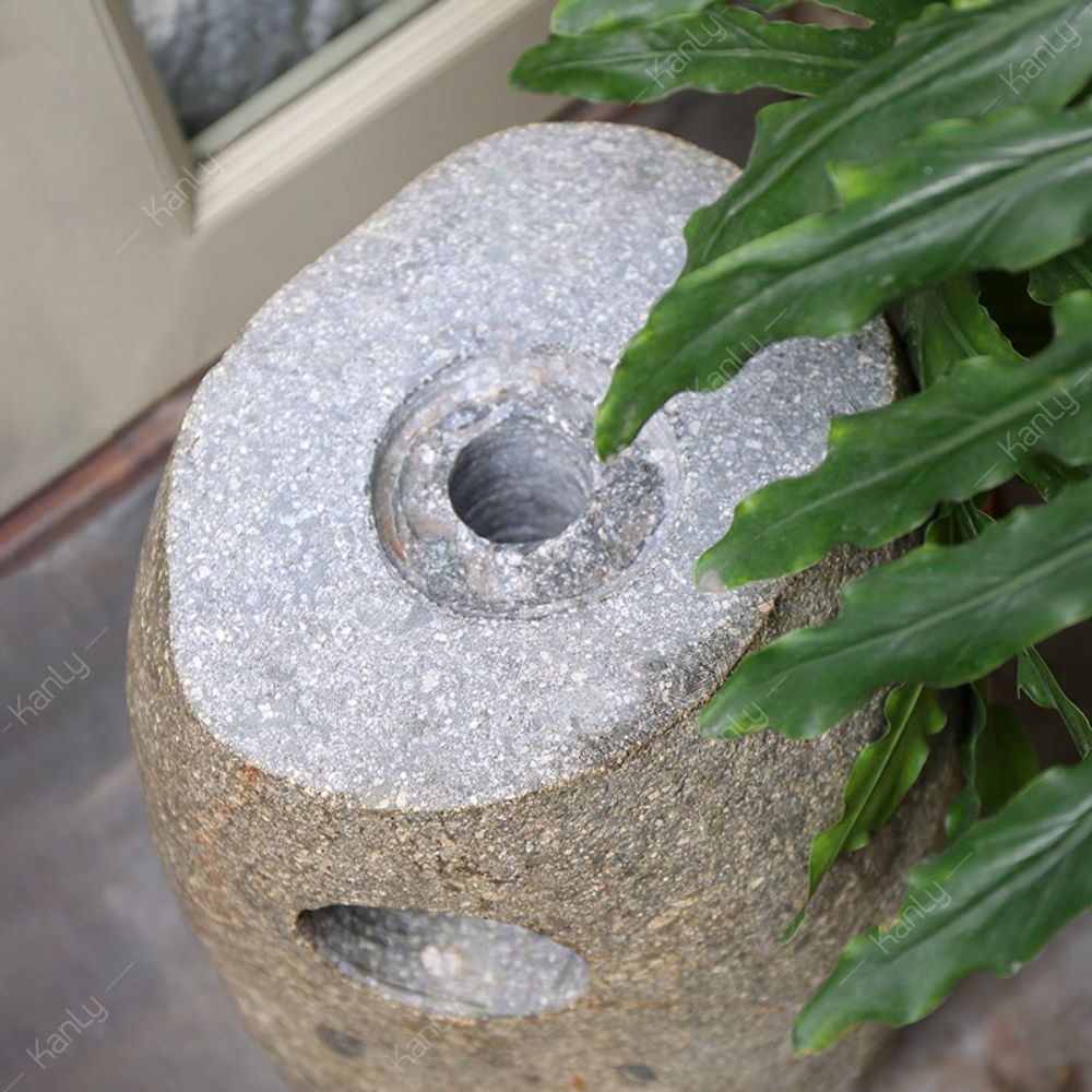 Trụ để lavabo bằng đá cuội Kanly TD75