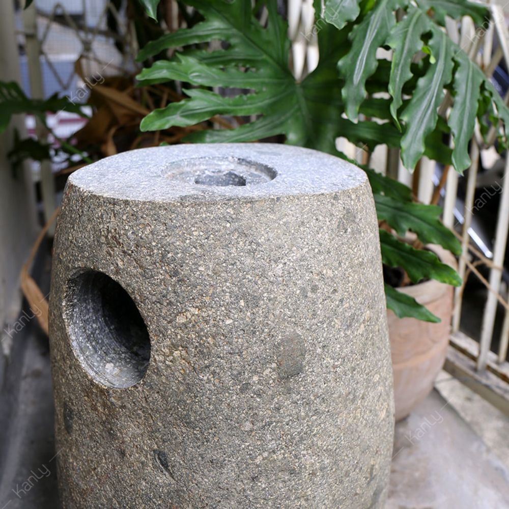 Trụ để lavabo bằng đá cuội Kanly TD75