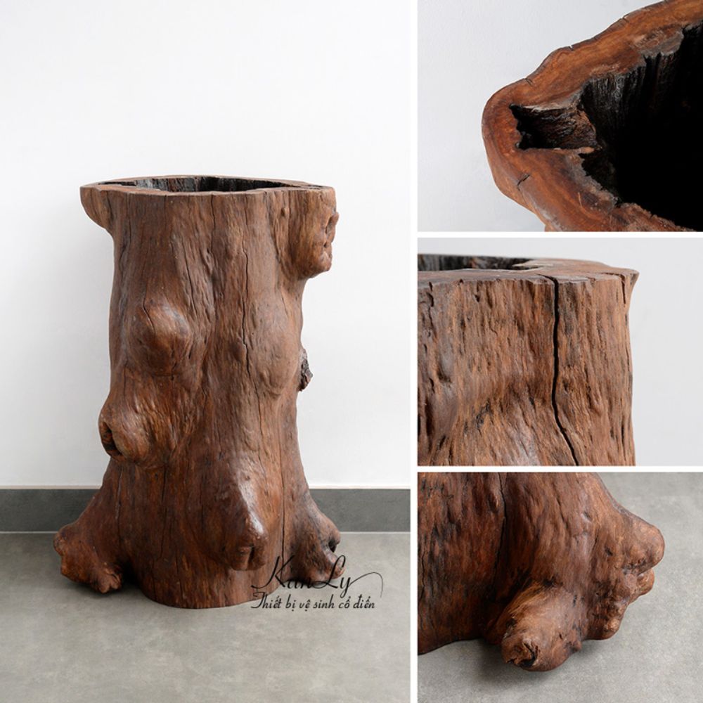 Trụ gỗ để lavabo Kanly TG02