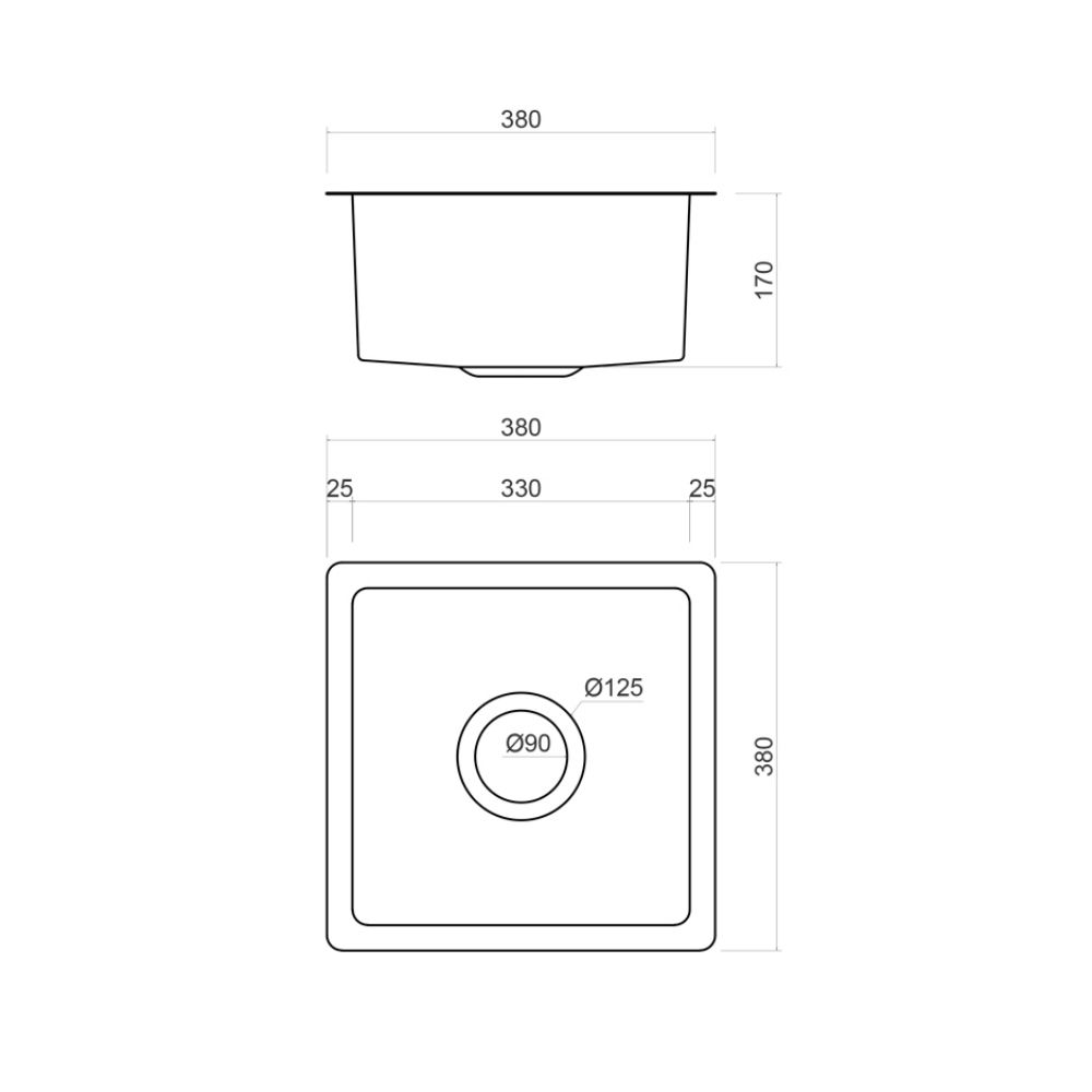 Chậu lavabo đặt bàn Kanly bằng đồng BC3011