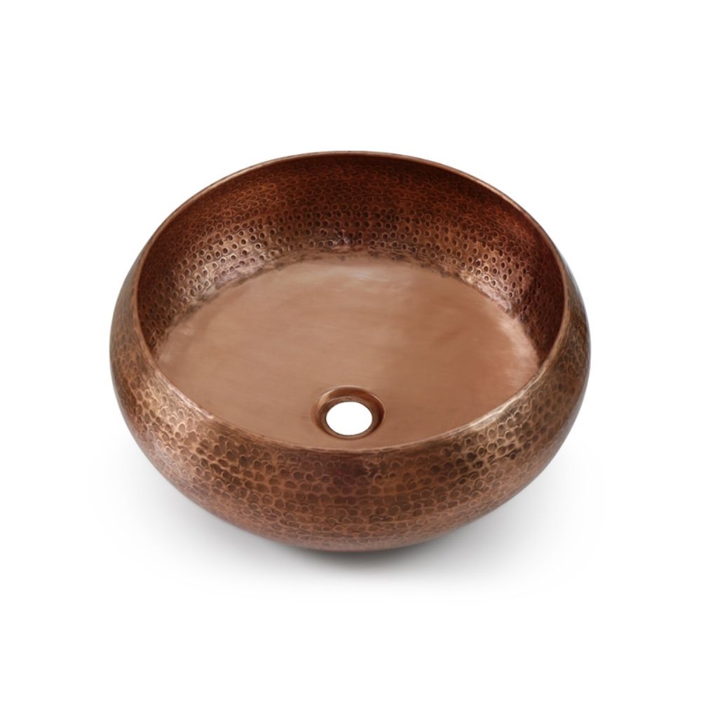 Chậu lavabo đặt bàn Kanly bằng đồng BL0122