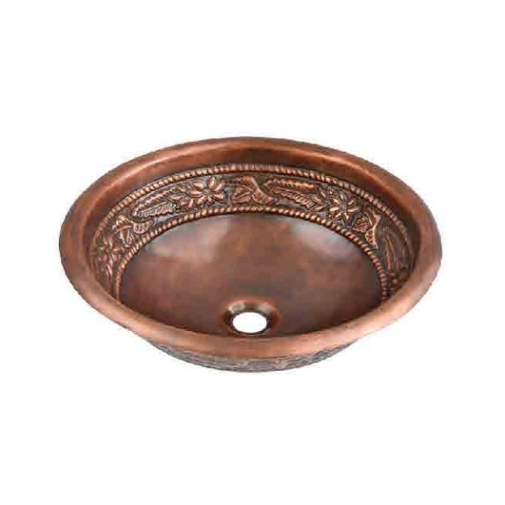 Chậu lavabo đặt bàn Kanly bằng đồng BL2522