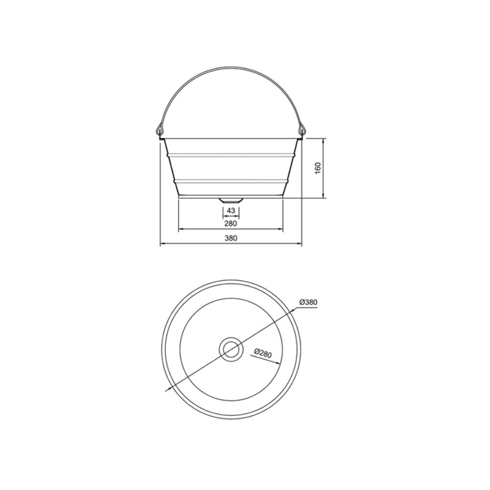 Chậu lavabo đặt bàn Kanly bằng đồng BL5122