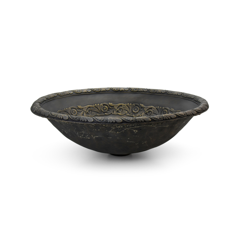 Chậu lavabo đặt bàn Kanly bằng đồng BS045