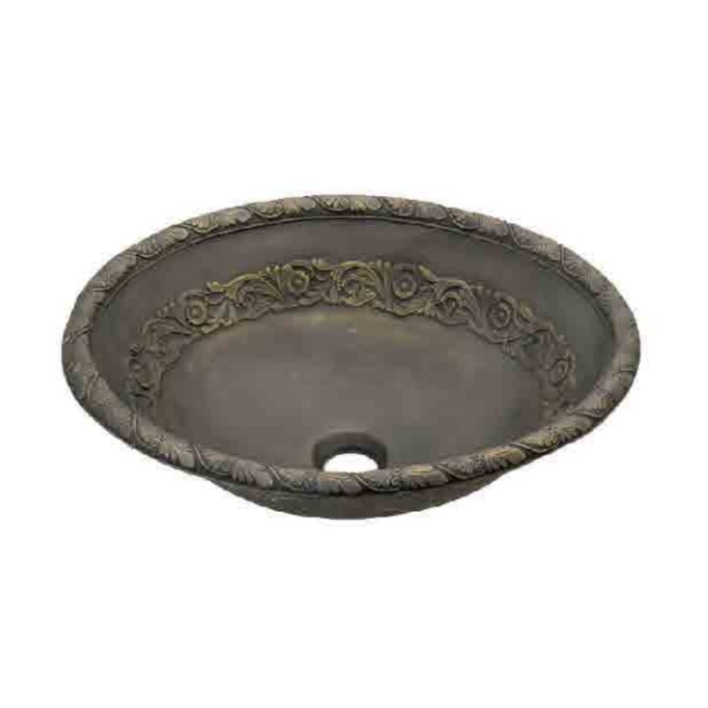 Chậu lavabo đặt bàn Kanly bằng đồng DL6111