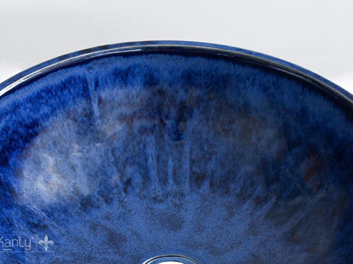 Chậu lavabo đặt bàn Kanly gốm mỹ thuật GV001