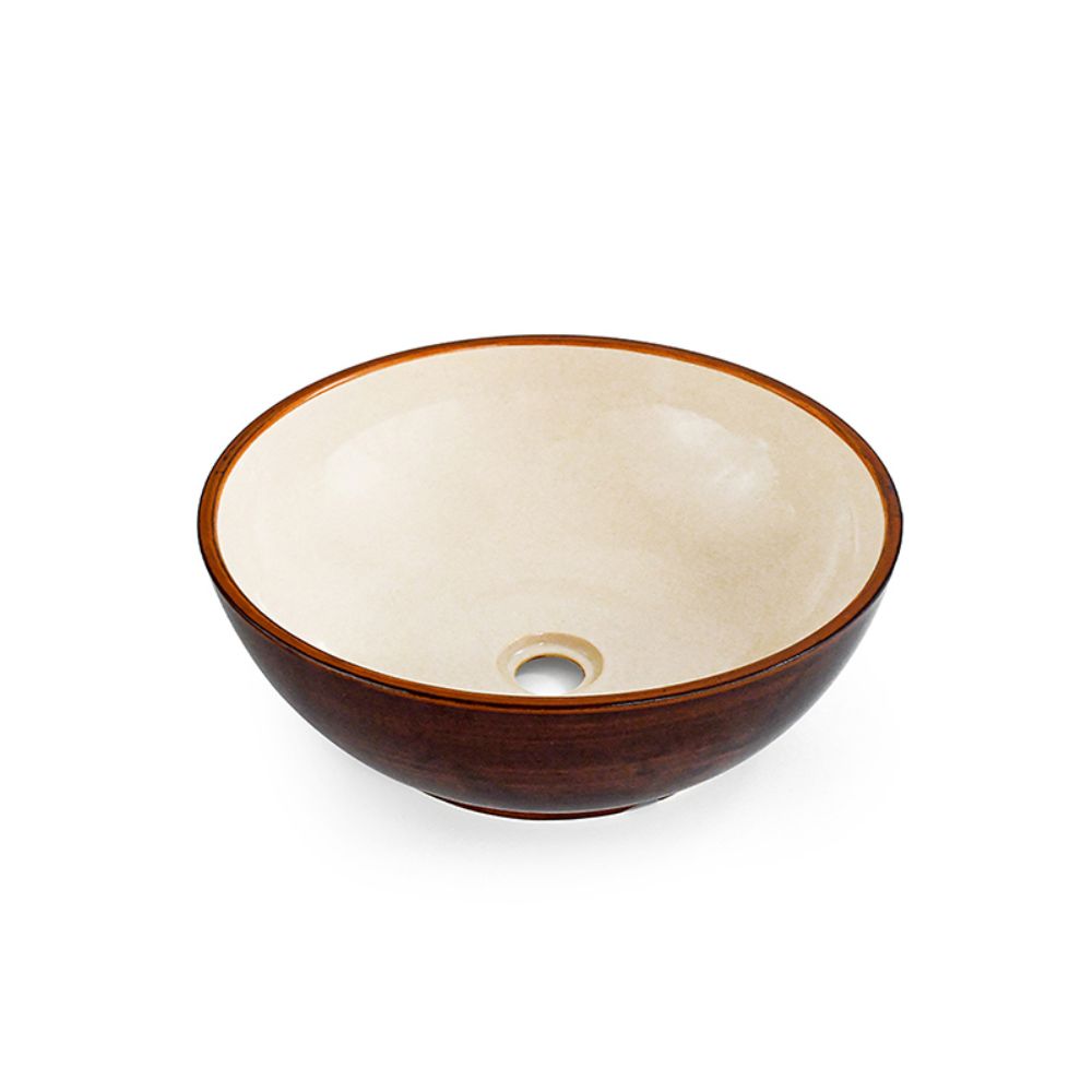 Chậu lavabo đặt bàn Kanly gốm mỹ thuật GV003