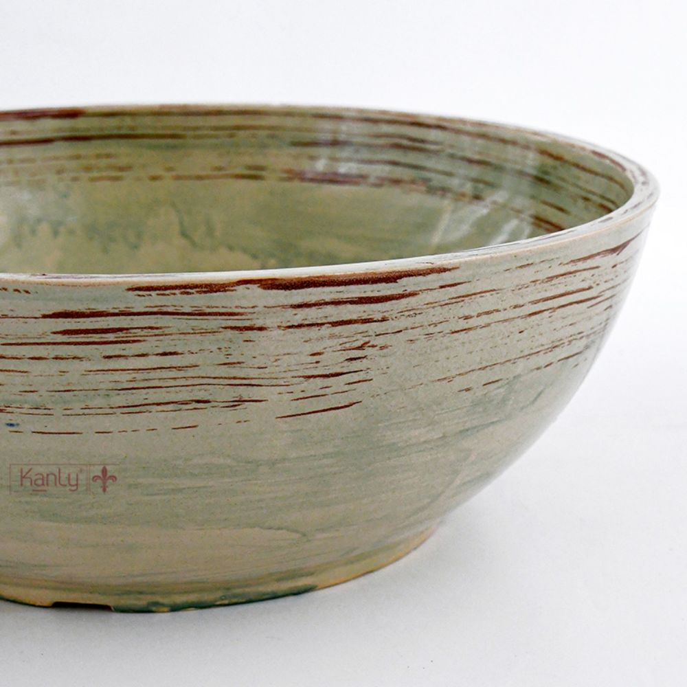 Chậu lavabo đặt bàn Kanly gốm mỹ thuật GV005