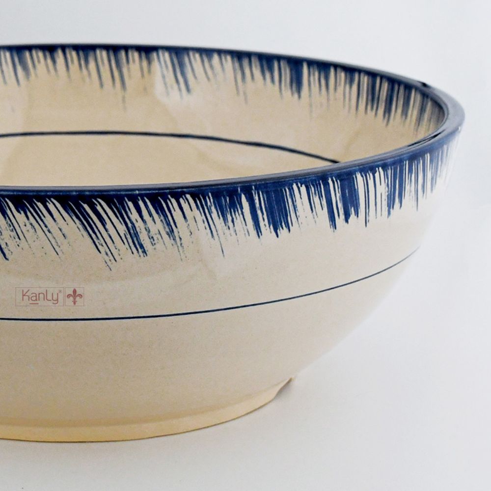 Chậu lavabo đặt bàn Kanly gốm mỹ thuật GV101