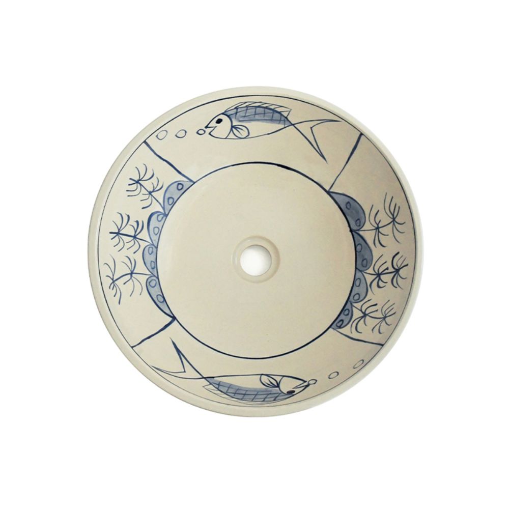 Chậu lavabo đặt bàn Kanly gốm mỹ thuật GV102