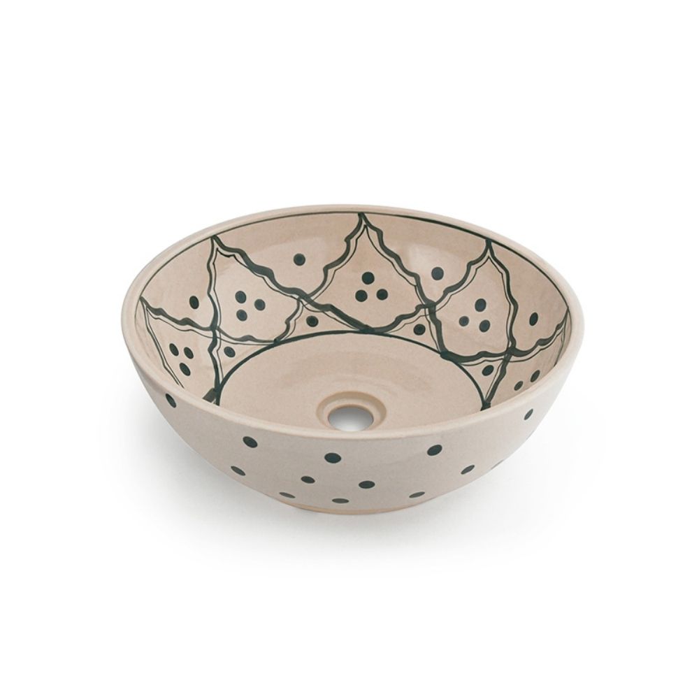 Chậu lavabo đặt bàn Kanly gốm mỹ thuật GV104