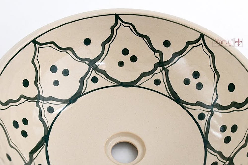 Chậu lavabo đặt bàn Kanly gốm mỹ thuật GV104