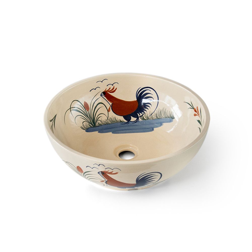 Chậu lavabo đặt bàn Kanly gốm mỹ thuật GV107