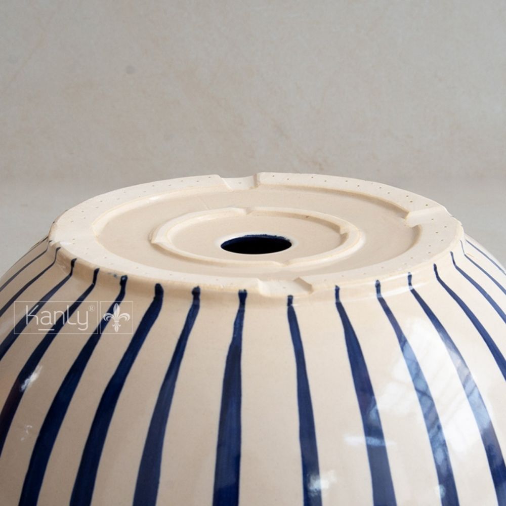 Chậu lavabo đặt bàn Kanly gốm mỹ thuật GV114