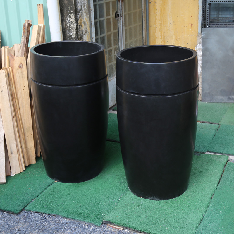 Chậu rửa lavabo Kanly dáng trụ đá Marble LH470