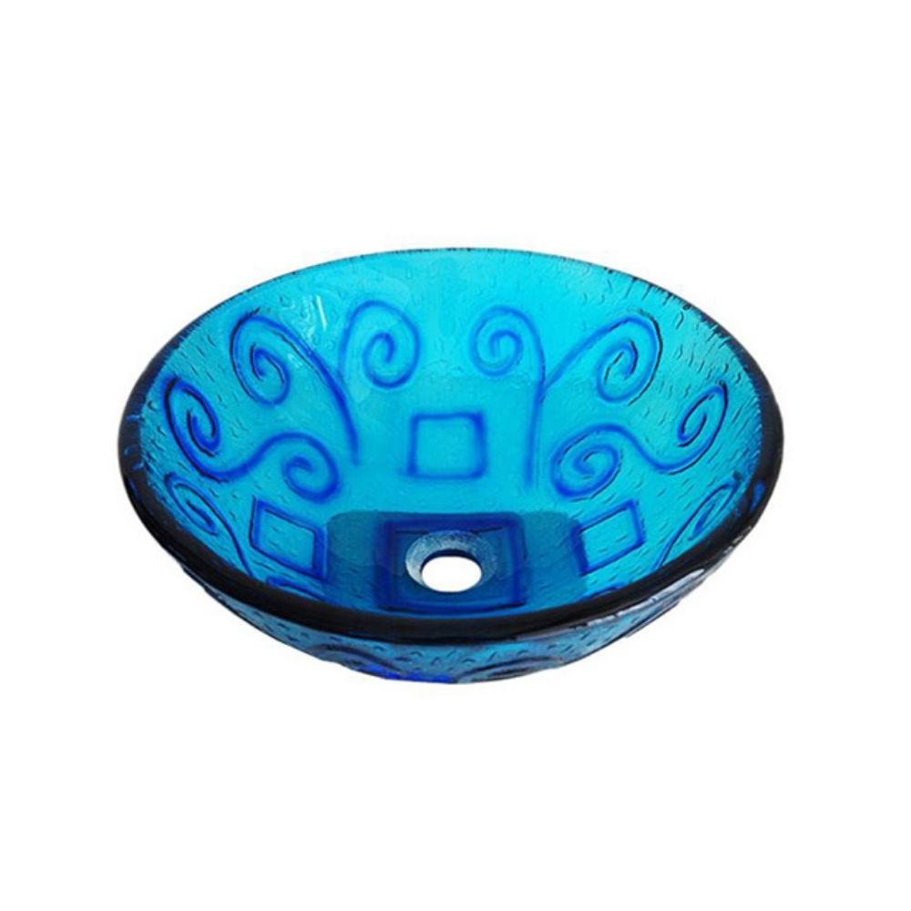 Chậu lavabo đặt bàn Kanly bằng thuỷ tinh LK73