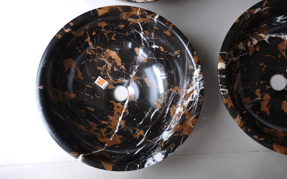 Chậu lavabo đặt bàn Kanly đá tự nhiên MAR16N