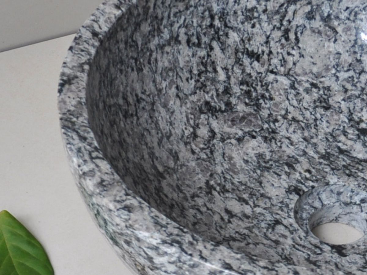 Chậu lavabo đặt bàn Kanly đá granite MAR16V
