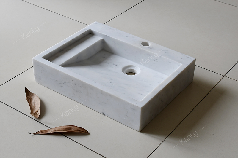 Chậu lavabo đặt bàn Kanly Marble MAR23V