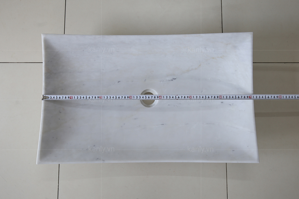 Chậu lavabo đặt bàn Kanly đá Marble MAR33V.01