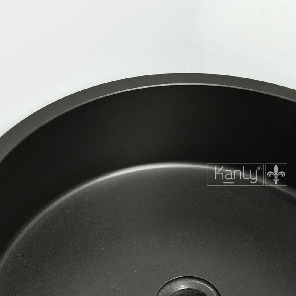 Chậu lavabo đặt bàn đá xanh MAR470
