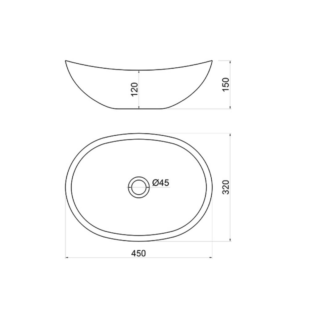 Chậu lavabo đặt bàn Kanly đá marble tự nhiên MAR61FI