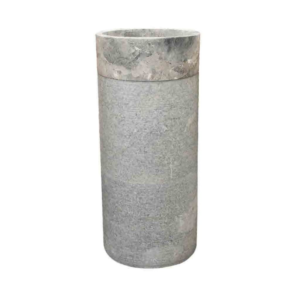 Chậu lavabo trụ đứng Kanly đá dăm kết MAR71CV