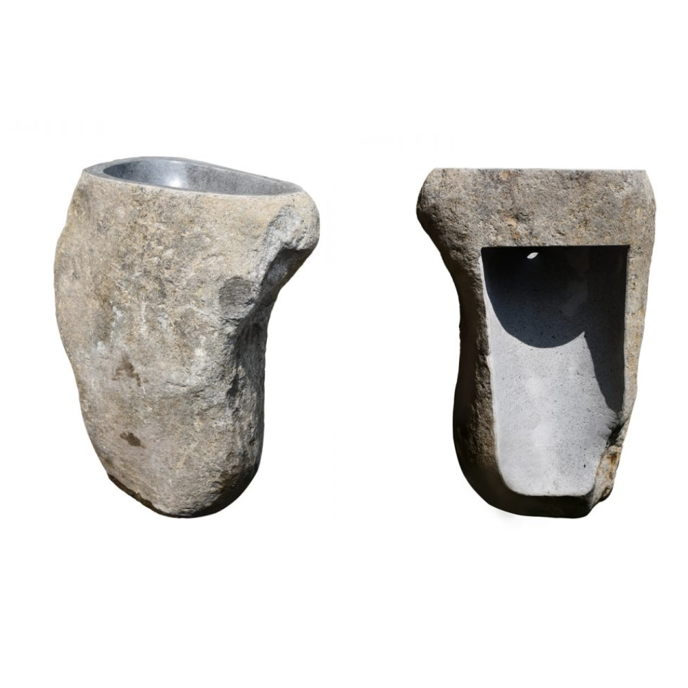 Chân đá cuội nguyên khối để lavabo Kanly MAR75i