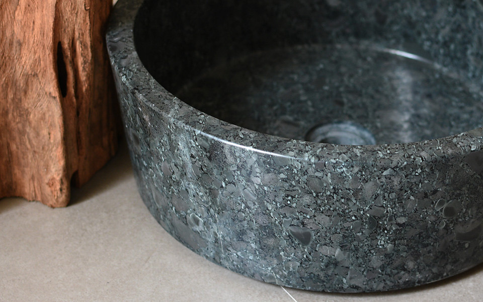 Chậu lavabo đặt bàn Kanly đá Marble MAR7E7