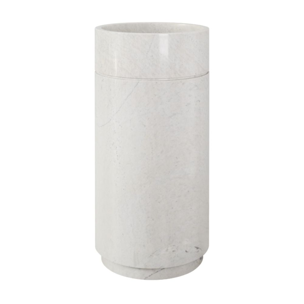 Chậu lavabo trụ đứng Kanly đá marble MAR83CV