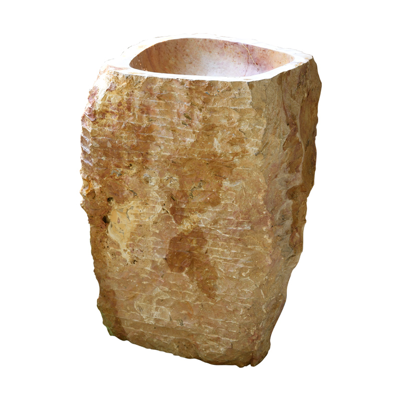 Chậu rửa lavabo trụ đứng Kanly đá Marble MAR84i