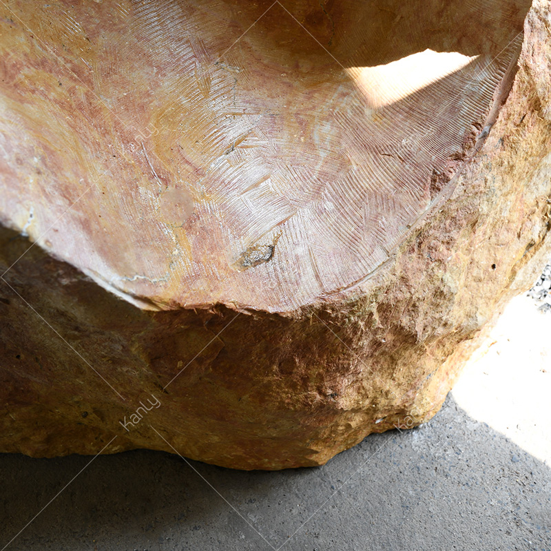 Chậu rửa lavabo trụ đứng Kanly đá Marble MAR84i