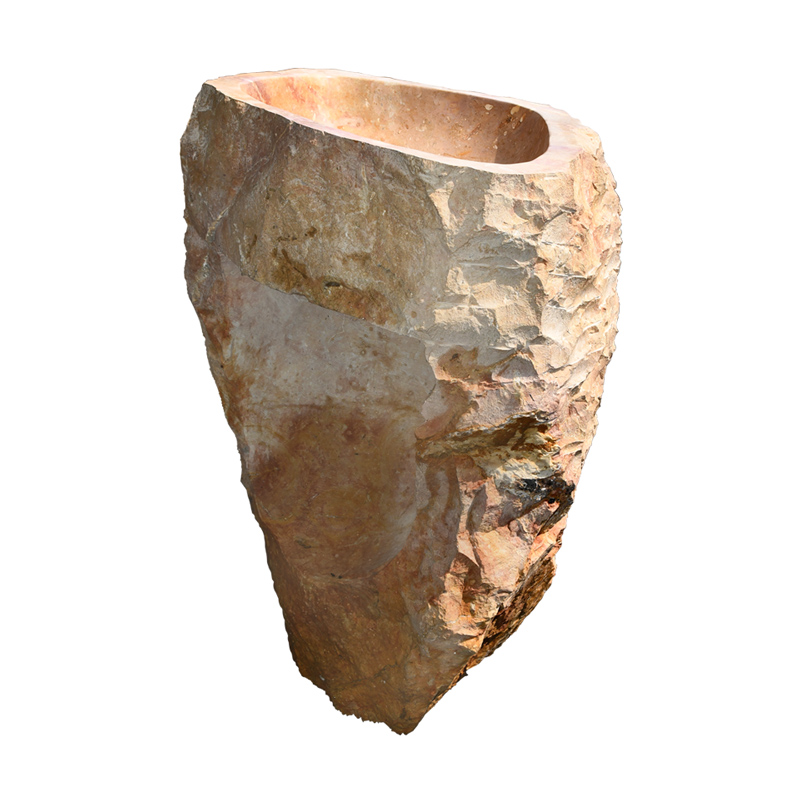 Chậu rửa lavabo trụ đứng Kanly đá Marble MAR84i