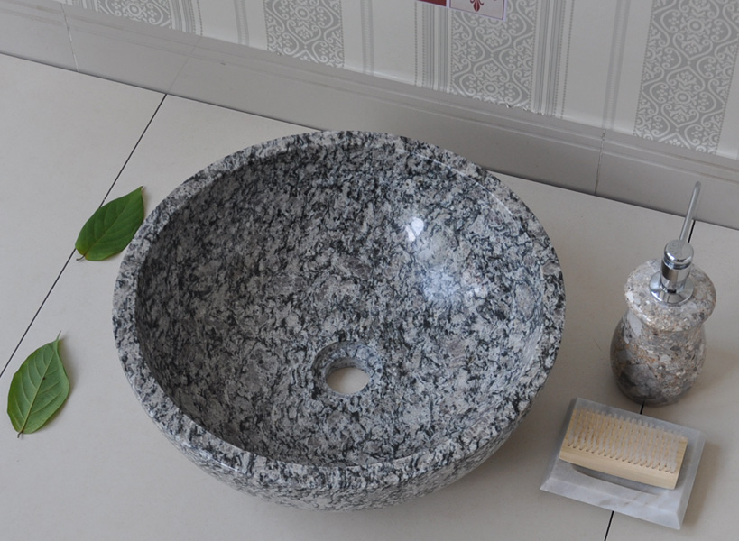 Chậu lavabo đặt bàn Kanly đá granite RG16V