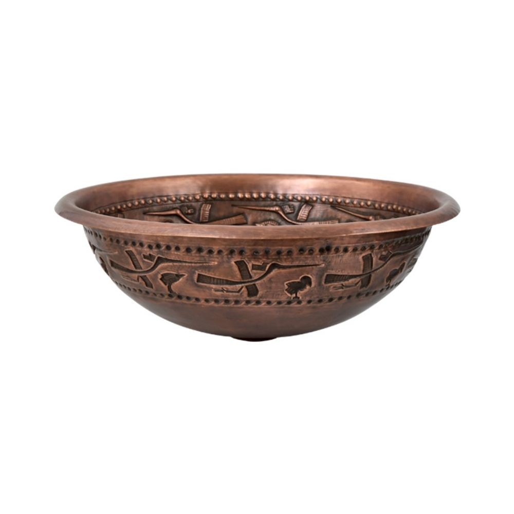 Chậu lavabo đặt bàn Kanly bằng đồng RSC305V