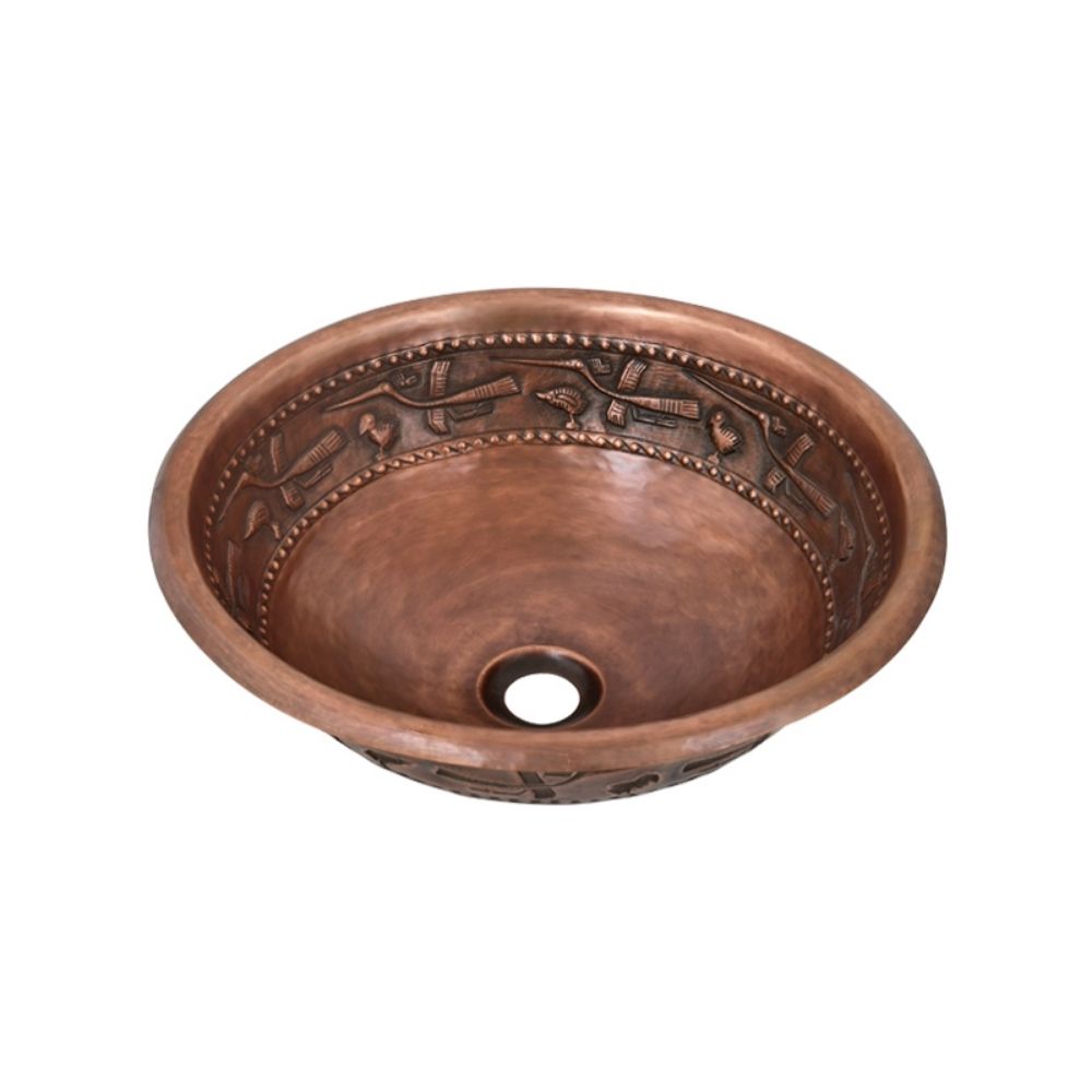 Chậu lavabo đặt bàn Kanly bằng đồng RSC305V