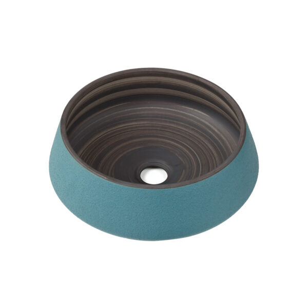 Chậu lavabo đặt bàn Kanly bằng sứ SU012