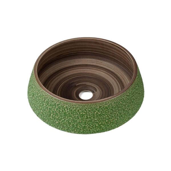 Chậu lavabo đặt bàn Kanly bằng sứ SU012