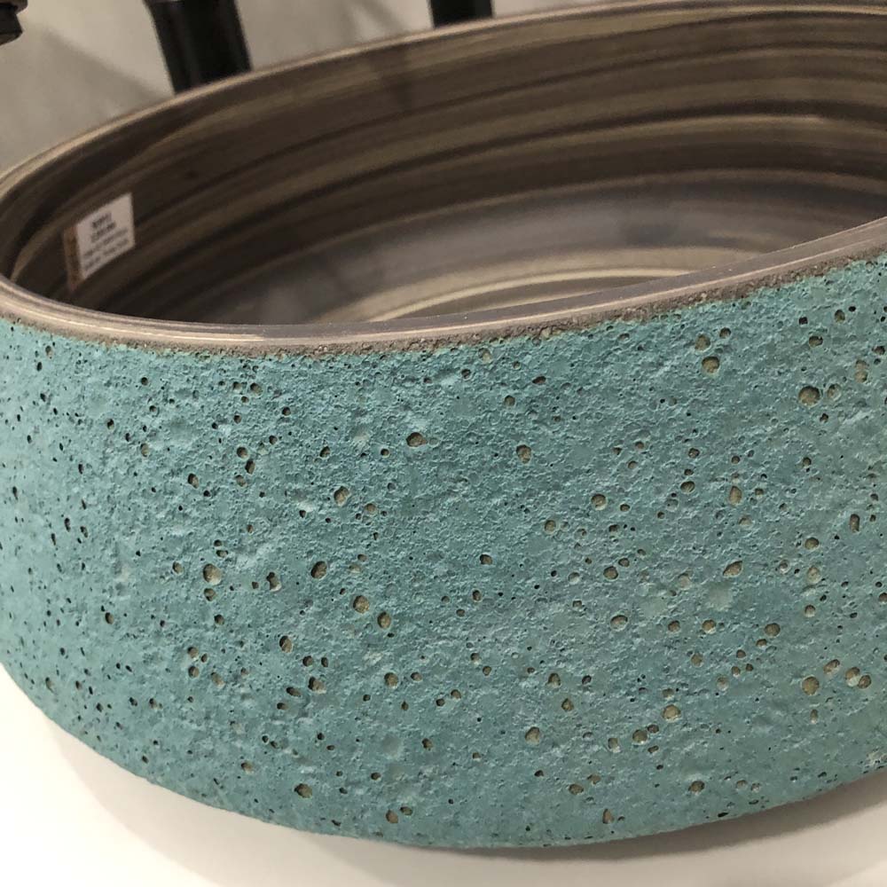 Chậu lavabo đặt bàn Kanly bằng sứ SU012