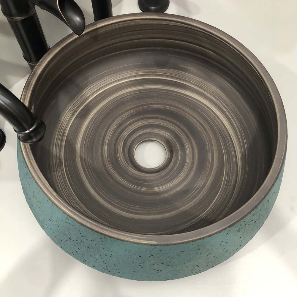 Chậu lavabo đặt bàn Kanly bằng sứ SU012