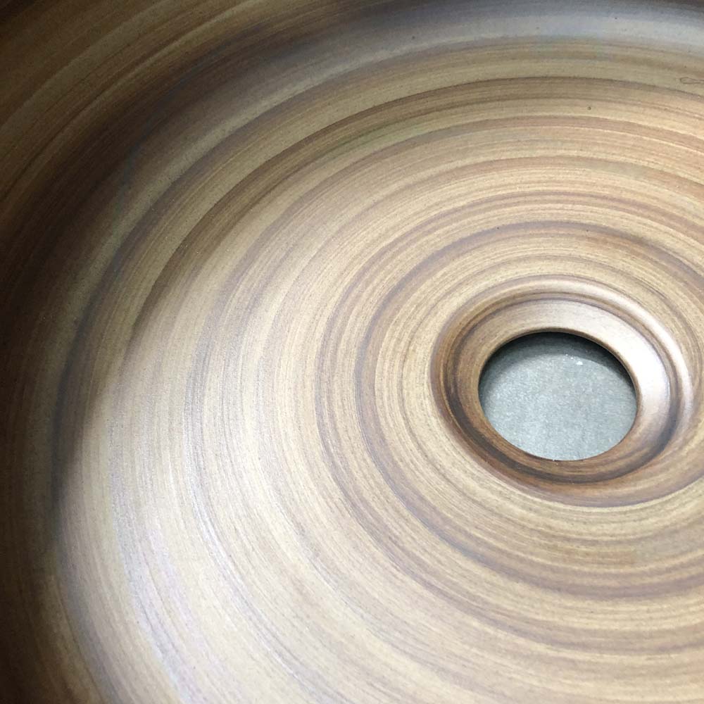 Chậu lavabo đặt bàn Kanly sứ hoa văn SU015