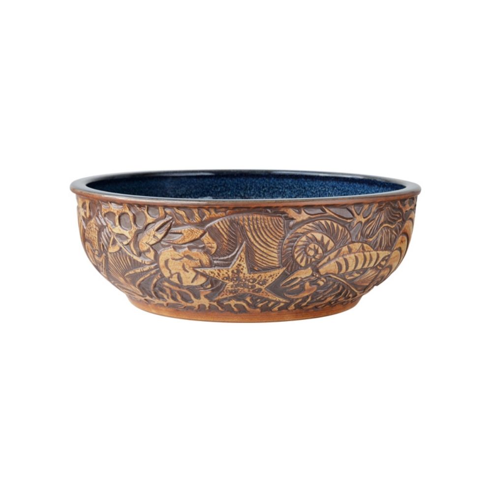 Chậu lavabo đặt bàn Kanly bằng gốm sứ mỹ thuật SU115