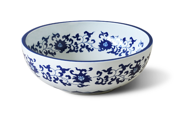 Chậu lavabo đặt bàn Kanly bằng sứ SU118