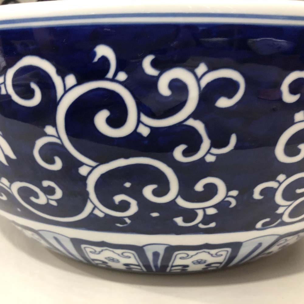 Chậu lavabo đặt bàn Kanly sứ hoa văn SU120