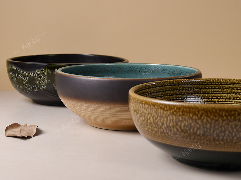 Chậu lavabo đặt bàn Kanly bằng sứ SU123