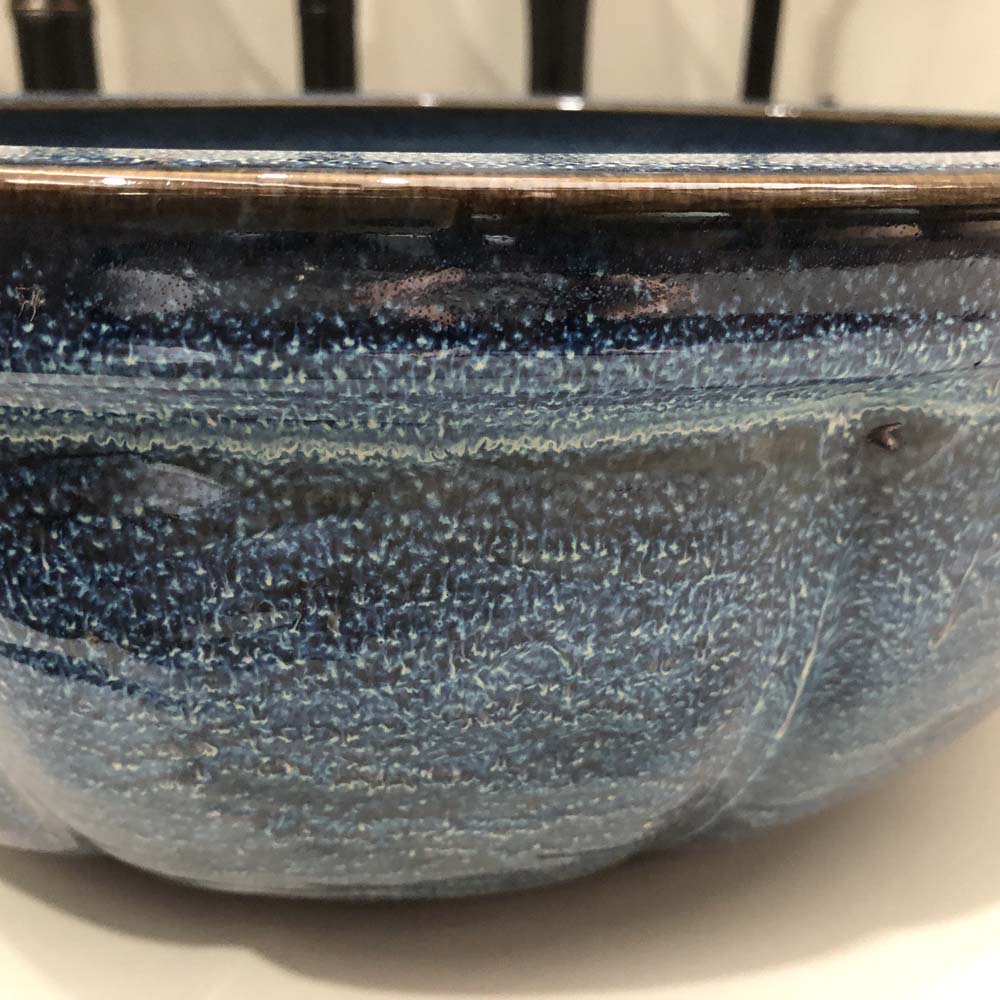 Chậu lavabo đặt bàn Kanly bằng sứ SU124