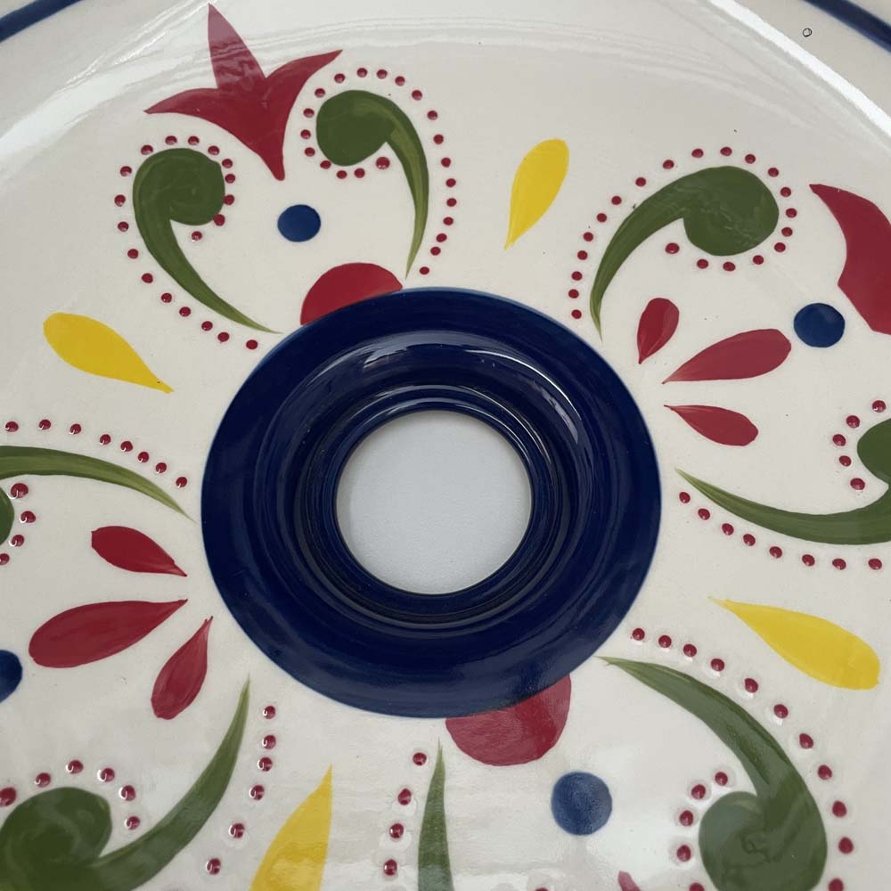 Chậu lavabo đặt bàn Kanly sứ hoa văn SU402