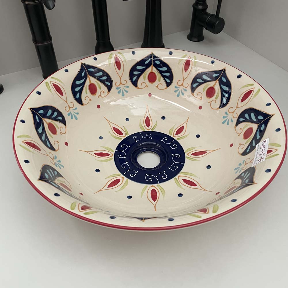 Chậu lavabo đặt bàn Kanly sứ mỹ thuật SU405